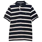 Thumbnail 1 of Joules Men's Woody Cotton Pique Polo Shirt - Navy & White Stripe