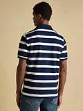 Thumbnail 3 of Joules Men's Woody Cotton Pique Polo Shirt - Navy & White Stripe