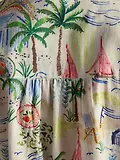 Thumbnail 8 of Joules Women's Isobel Crochet Trim Shirt - Coastal Scene Print