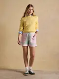 Thumbnail 4 of Joules Women's Annie Shorts - Green Pink Stripe