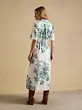 Thumbnail 3 of Joules Women's Marina Knot Dress - White Blue