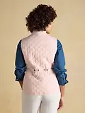 Thumbnail 3 of Joules Women's Minx Showerproof Diamond Quilted Gilet - Light Pink