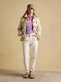 Thumbnail 4 of Joules Women's Twyford Lightweight Utility Jacket with Adjustable Waist - Stone