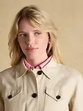 Thumbnail 9 of Joules Women's Twyford Lightweight Utility Jacket with Adjustable Waist - Stone