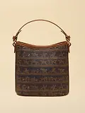 Thumbnail 3 of Joules Women's Bucket Bag - Navy & Brown Horse Print