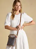 Thumbnail 6 of Joules Women's Bucket Bag - Navy & Brown Horse Print