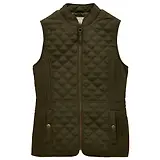 Thumbnail 1 of Joules Women's Minx Showerproof Diamond Quilted Gilet - Rosemary Green