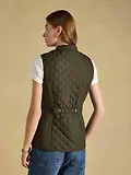 Thumbnail 3 of Joules Women's Minx Showerproof Diamond Quilted Gilet - Rosemary Green