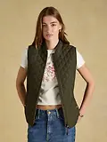 Thumbnail 8 of Joules Women's Minx Showerproof Diamond Quilted Gilet - Rosemary Green