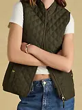 Thumbnail 11 of Joules Women's Minx Showerproof Diamond Quilted Gilet - Rosemary Green