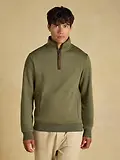 Thumbnail 2 of Joules Men's Herringbone Quarter Zip Sweatshirt - Green