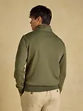 Thumbnail 3 of Joules Men's Herringbone Quarter Zip Sweatshirt - Green