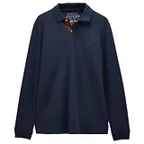 Thumbnail 1 of Joules Men's Woody Long Sleeve Cotton Pique Polo Shirt - Navy