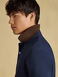Thumbnail 4 of Joules Men's Woody Long Sleeve Cotton Pique Polo Shirt - Navy