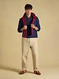 Thumbnail 5 of Joules Men's Woody Long Sleeve Cotton Pique Polo Shirt - Navy