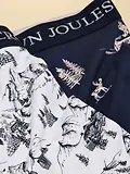 Thumbnail 4 of Joules Men's Piste Again Cotton Jersey Boxer Shorts 2 Pack - Cream/Navy