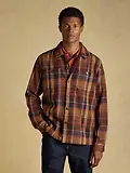 Thumbnail 2 of Joules Men's Flannel Overshirt - Brown Check