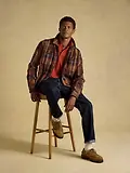 Thumbnail 4 of Joules Men's Flannel Overshirt - Brown Check