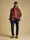 Thumbnail 5 of Joules Men's Flannel Overshirt - Brown Check
