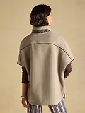 Thumbnail 3 of Joules Women's Heritage Polar Fleece Short Cape - Mink Brown