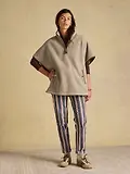Thumbnail 4 of Joules Women's Heritage Polar Fleece Short Cape - Mink Brown