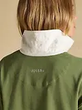 Thumbnail 10 of Joules Women's Long Sleeve Cotton Collared Rugby Deckshirt - Green Striped