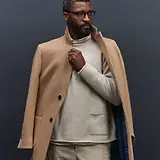 Thumbnail 7 of Oliver Sweeney Men's Eglinton Italian Recycled Wool Overcoat - Wheat