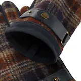 Thumbnail 2 of Stetson Oakdale Goat Suede/Wool Leather Gloves- Navy