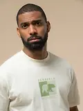 Thumbnail 6 of Penfield Men's Contrast Stripe Bear T-Shirt - Vanilla