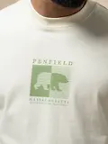 Thumbnail 8 of Penfield Men's Contrast Stripe Bear T-Shirt - Vanilla