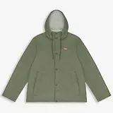 Thumbnail 6 of Hunter Unisex Downpour Izzy Pu Hooded Jacket - Deep Lichen Green