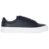 Thumbnail 1 of PS By Paul Smith Men's Coated Leather Amos Trainers - Dark Navy