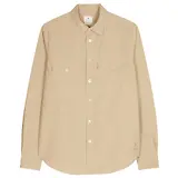 Thumbnail 1 of PS By Paul Smith Men's Cotton-Poplin Overshirt - Light Tan