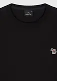 Thumbnail 6 of PS By Paul Smith Men's Cotton Zebra Logo Long-Sleeve T-Shirt - Black