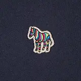 Thumbnail 5 of PS By Paul Smith Men's Cotton Zebra Logo Zip Sweatshirt - Navy