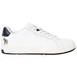 Thumbnail 1 of PS By Paul Smith Men's Leather Albany Zebra Trainers - White