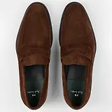 Thumbnail 3 of PS By Paul Smith Men's Suede 'Pierce' Loafers - Brown