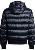 Thumbnail 3 of Parajumpers Men's Pharrell Hooded Down Bomber Jacket - Blue Navy