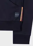 Thumbnail 6 of Paul Smith Men's Jersey Cotton Zip Lounge Hoodie - Navy