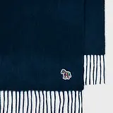 Thumbnail 2 of Paul Smith Men's Lambswool Zebra Scarf - Navy