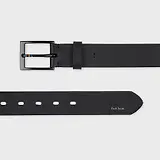 Thumbnail 2 of Paul Smith Men's Leather 'Sports Stripe' Belt - Black