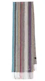 Thumbnail 1 of Paul Smith Men's Wool Multi Colour Stripe Scarf - Grey