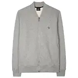 Thumbnail 1 of PS By Paul Smith Men's Zebra Logo Cotton Bomber Jacket - Grey Melange