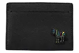 Thumbnail 1 of Paul Smith Men's Zebra Logo Leather Card Holder - Black