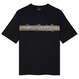 Thumbnail 1 of PS By Paul Smith Men's 'Desert Stripe' Print T-Shirt - Black