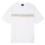 Thumbnail 1 of PS By Paul Smith Men's 'Desert Stripe' Print T-Shirt - White