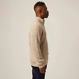 Thumbnail 5 of Peregrine Men's Foxton Made In England Quarter Zip Jumper - Oatmeal
