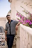 Thumbnail 8 of Peregrine Men's Island Crochet Shirt - Navy