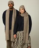 Thumbnail 5 of Peregrine Porter Ribbed Scarf - Oak