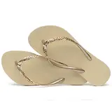 Thumbnail 3 of Havaianas Women's Slim Glitter II Flip Flops - Sand Grey